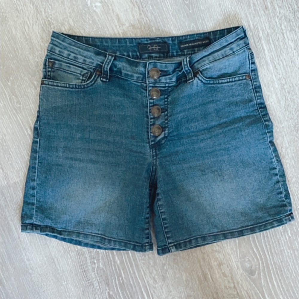 Jessica Simpson Vintage High Waisted Jean Shorts